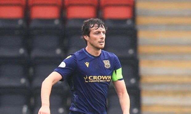 Dundee captain Joe Shaughnessy. Image: David Young/Shutterstock