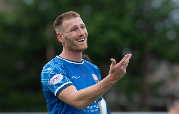 Rory McAllister has made a return switch from Montrose to Peterhead. Image: Paul Reid ./ DCT Media