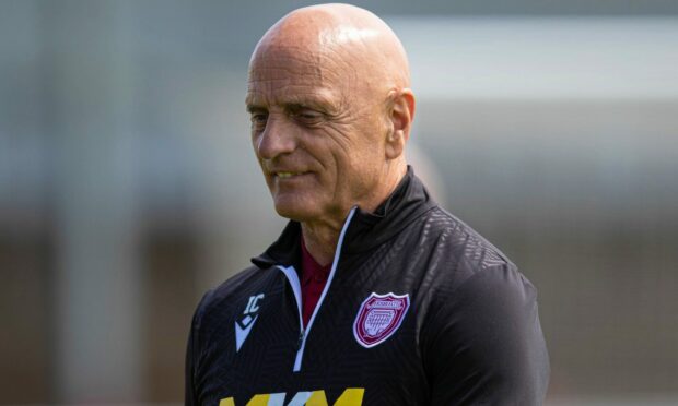 Arbroath assistant manager Ian Campbell. Image: SNS.