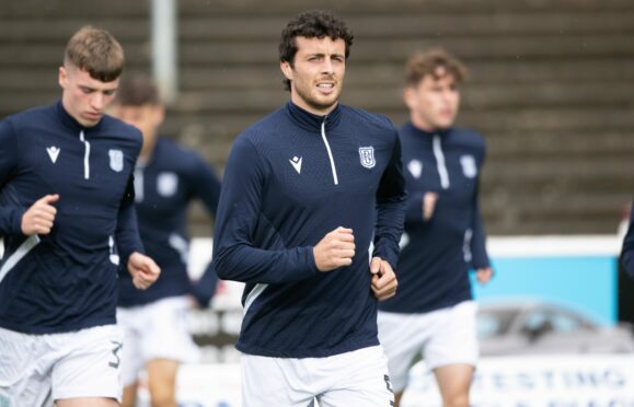 Dundee captain Joe Shaughnessy. Image: SNS.