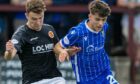 St Johnstone midfielder Alex Ferguson has been loaned out to Queen of the South.