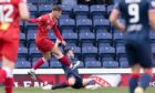 Dunfermline's Lewis McCann will be back to face Rovers, who he scored against last time. Image: SNS.