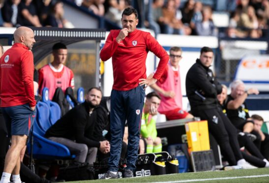 Ian Murray during his first Fife derby with Raith Rovers.