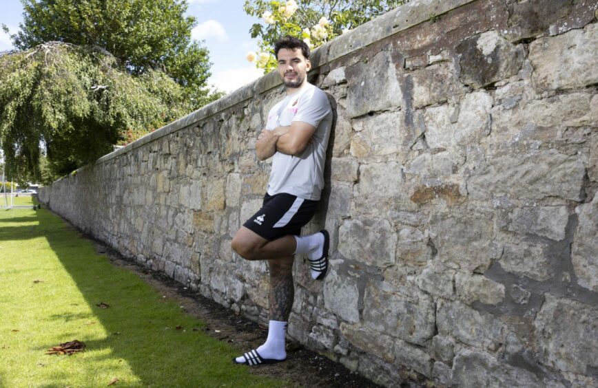 Tony Watt is pictured at Dundee United's St Andrew's base
