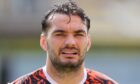 Tony Watt is pictured during a Dundee United warm up