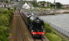 The Flying Scotsman travels through Dundee