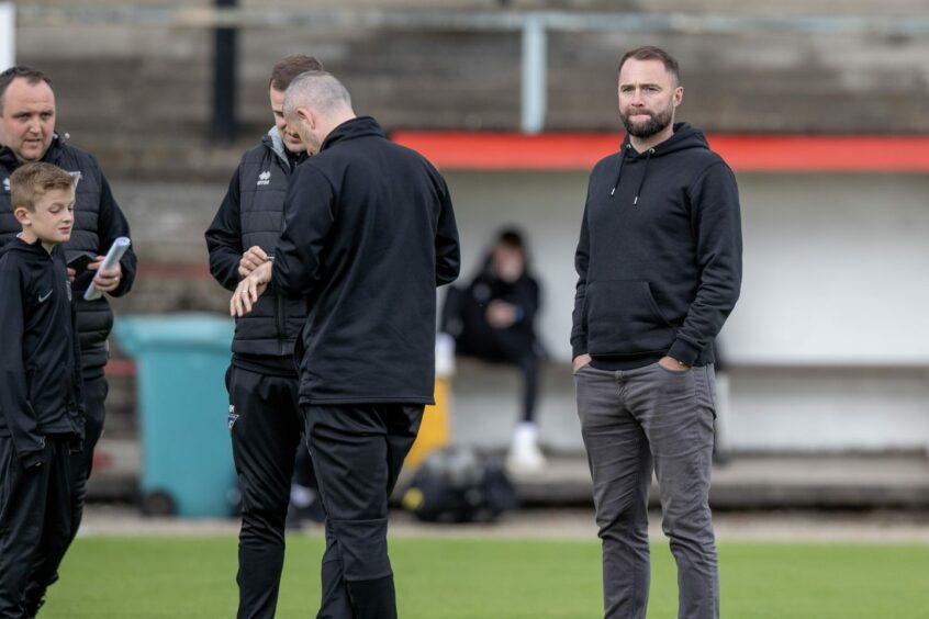 Dunfermline manager James McPake. Image: Craig Brown/DAFC.