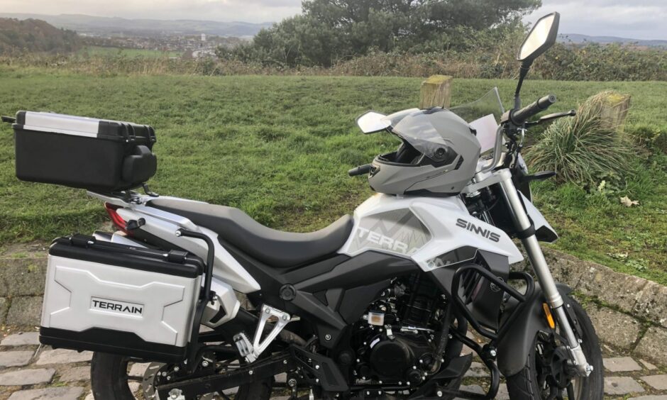 Philip Hunter's motorbike which has been stolen.