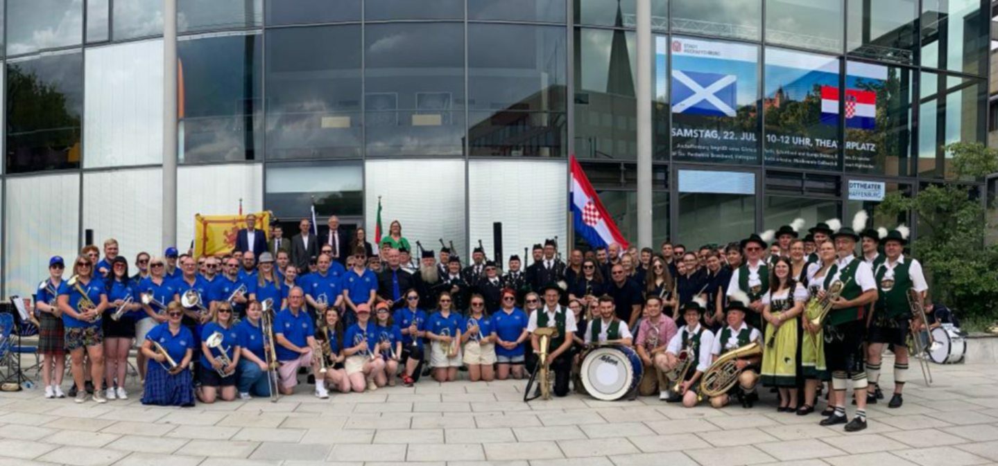 Perthshire Brass in Aschaffenburg.