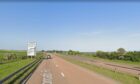 A92 Dundee to Arbroath road