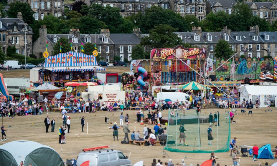 Burntisland Highland Games and fairground.