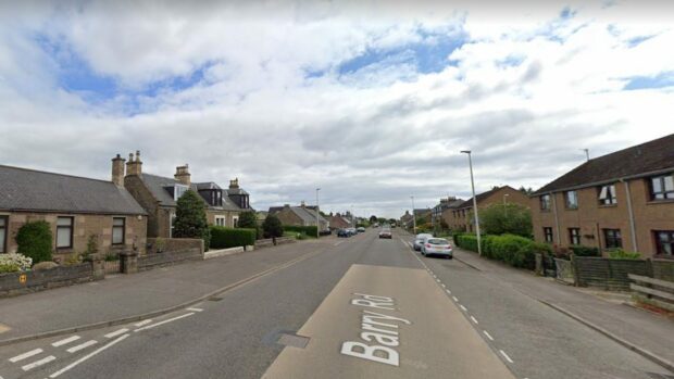 Barry Road in Carnoustie.