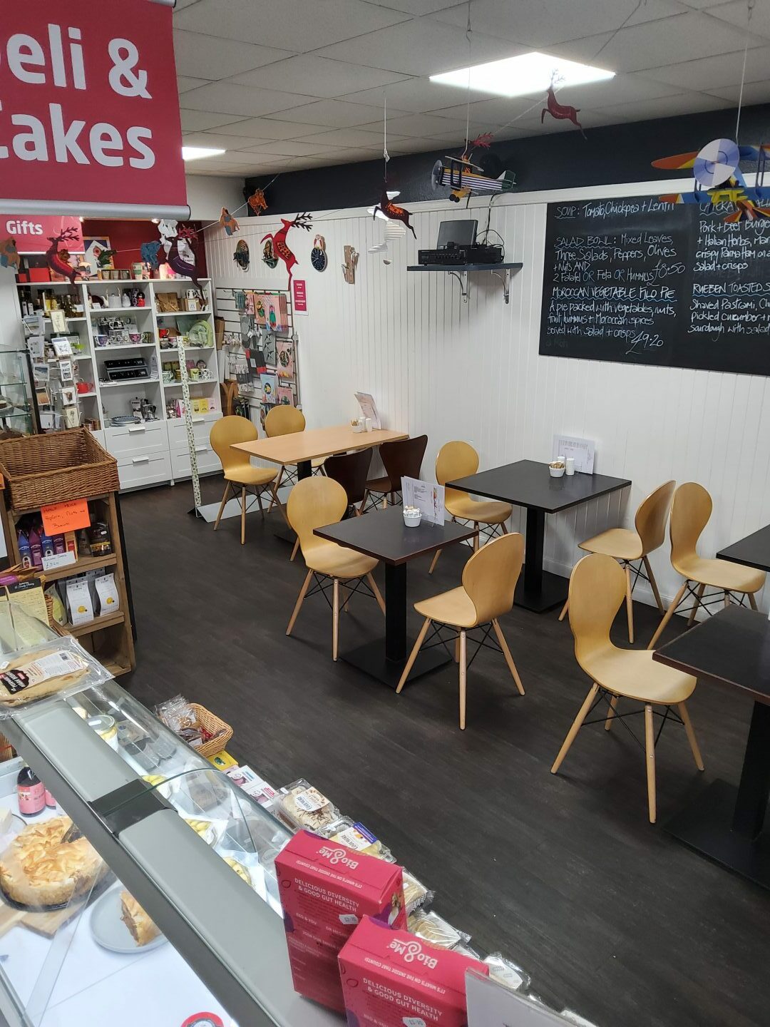 Inside the Cateran Cafe in Blairgowrie. 