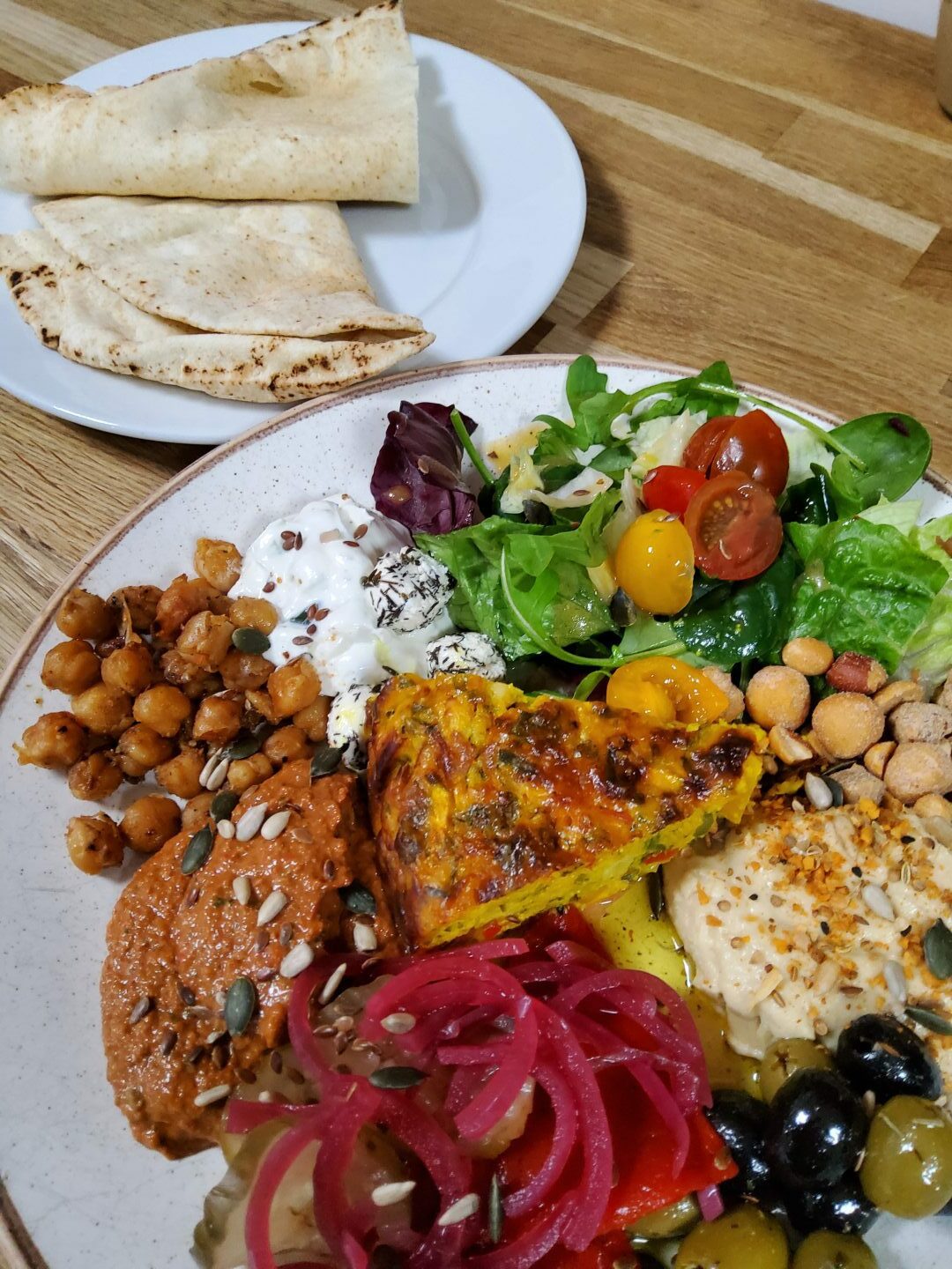 Mediterranean food that is on offer at Cateran Café, Blairgowrie.