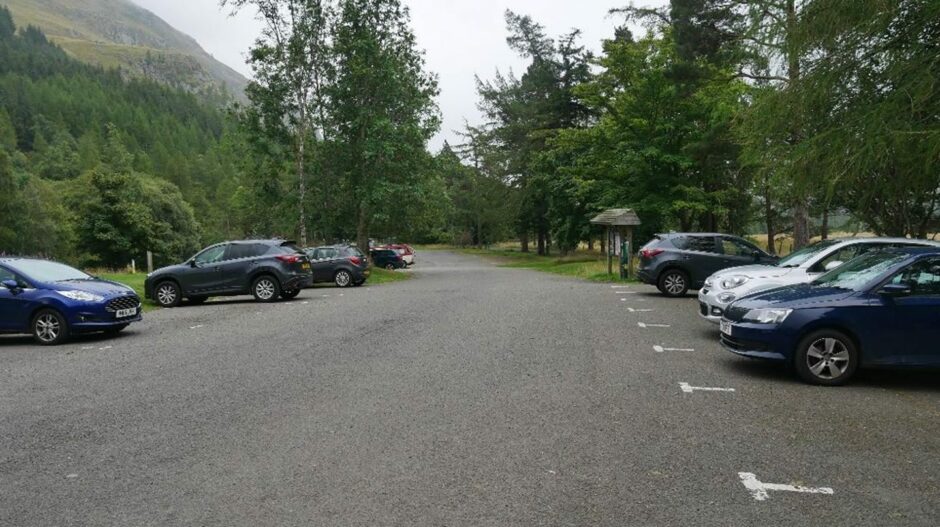 Glen Doll car park