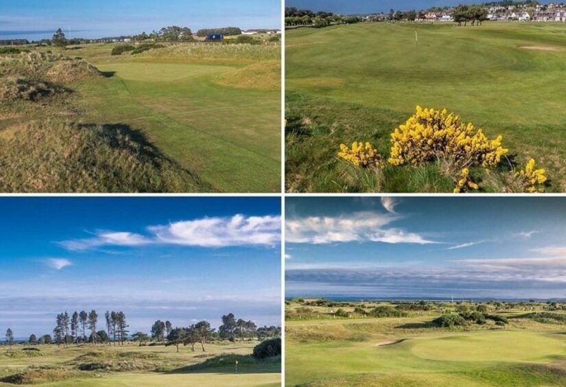 Compilation of four of Monifieth's best holes