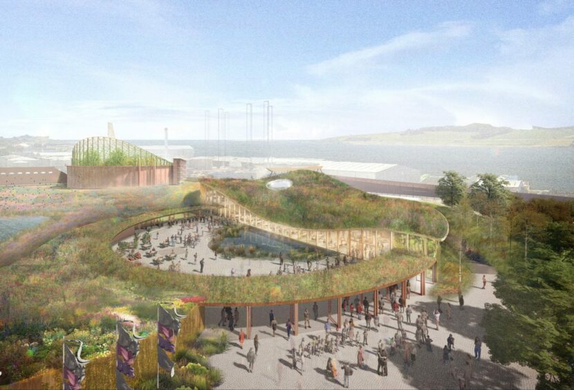 CGI impressions of what the Dundee Eden Project could look like.