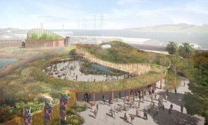 An artist's impression of how the Eden Project Dundee could look.