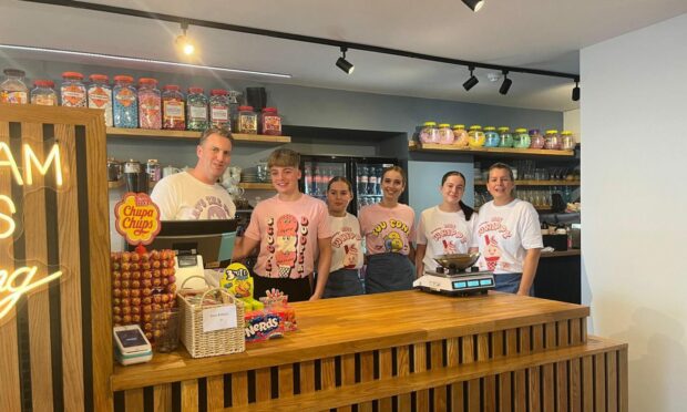 Scoop ice cream in Anstruther staff