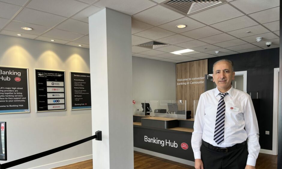 Carnoustie banking hub has opened on the High Street.