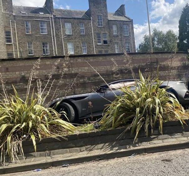 Aston Martin crash