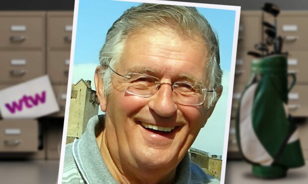 Retired Dundee insurance executive and golfer, Ian Sturrock who has died aged 84.