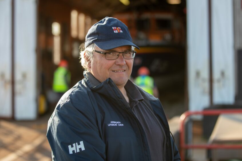 Former Arbroath lifeboat crew member Ian Swankie.