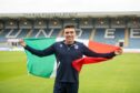 Dundee striker Diego Pineda is a former Mexico youth international. Image: Kim Cessford/DCT