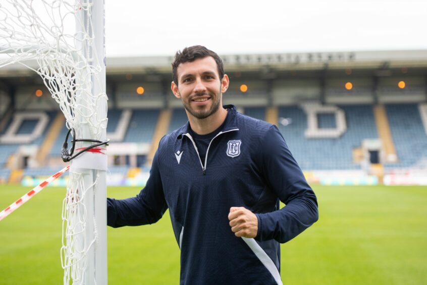 Dundee defender Antonio Portales. Image: Kim Cessford/DCT
