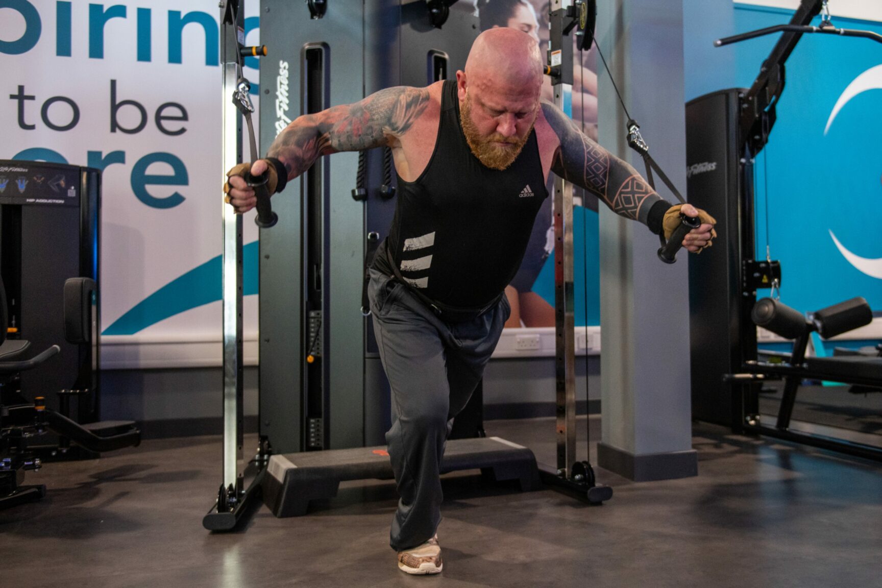 Young stars give test out newlook Forfar Community Campus gym