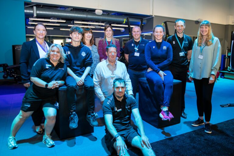 Young stars give test out newlook Forfar Community Campus gym