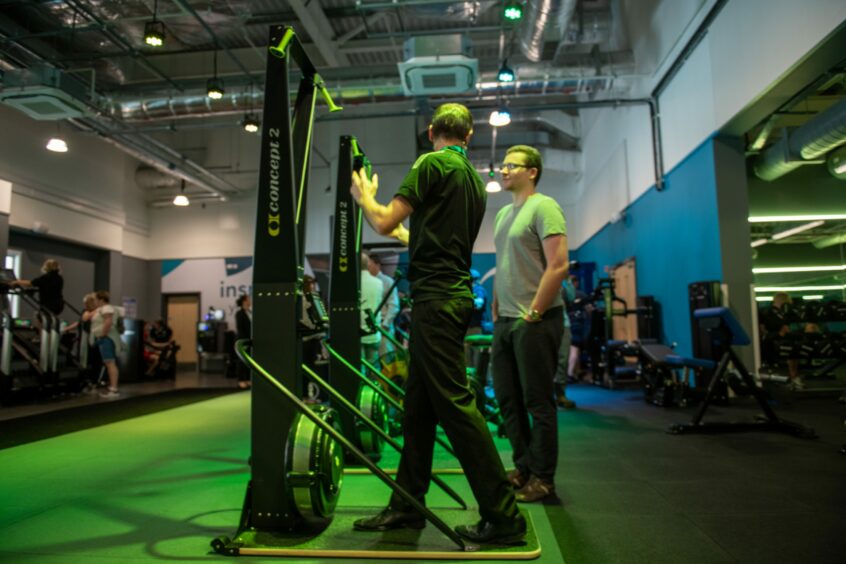 Angus Alive upgrade for Forfar community campus gym. 
