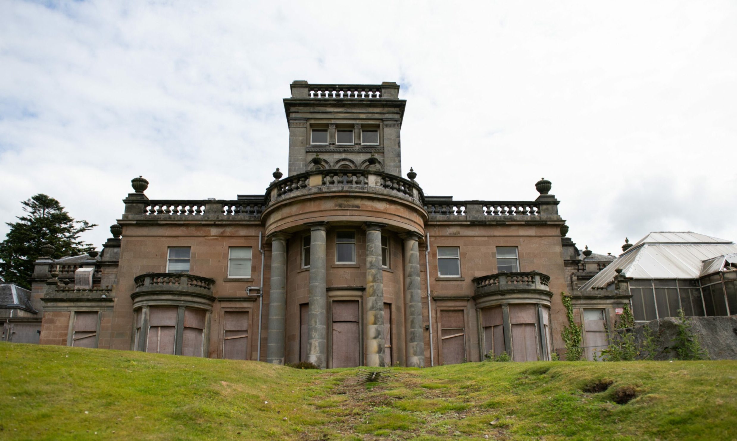Letham Grange Hotel has fallen into a state of disrepair.  Image: Kim Cessford/DC Thomson