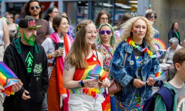 Fife Pride 2023 event in Kirkcaldy. Image: Kenny Smith/DC Thomson