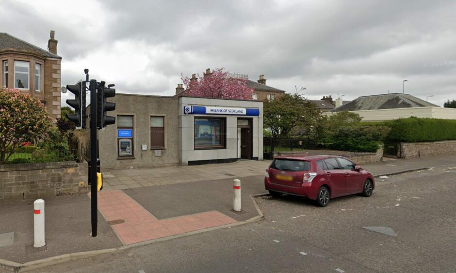 Fairmuir branch of the Bank of Scotland in Clepington Road.