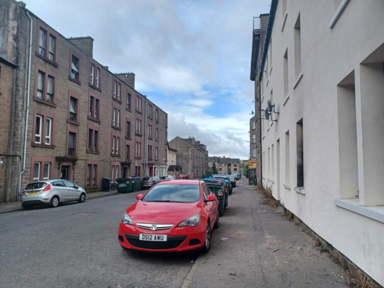 General view of Cleghorn Street in Dundee