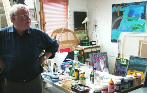 Renowned Scottish artist Dennis Buchan has died.