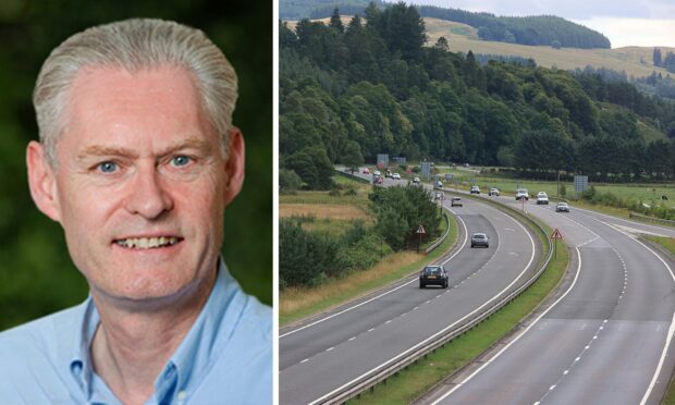 Neil Greig, policy and research director at road safety charity, IAM Roadsmart, wants to see the A9 dualled as a priority. Image: DC Thomson.