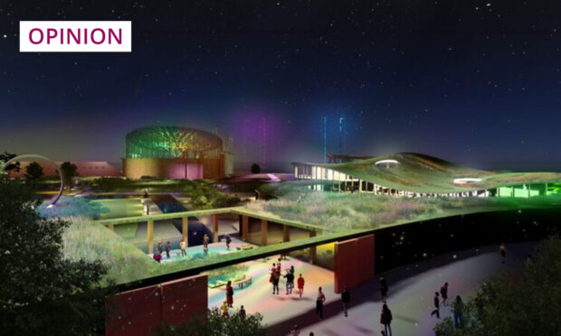 CGI impressions of what the Dundee Eden Project could look like. Image: The Eden Project.