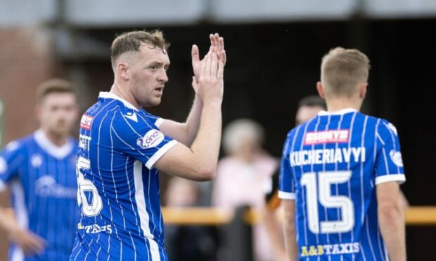 Luke Jephcott loved his first game for St Johnstone.