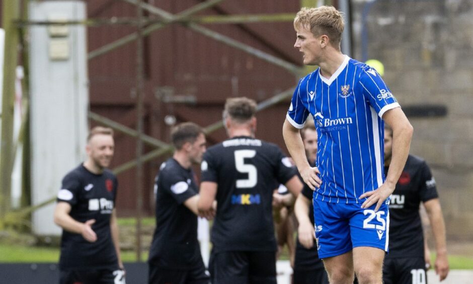 It was a St Johnstone horror show against Stirling Albion. Image: PPA.