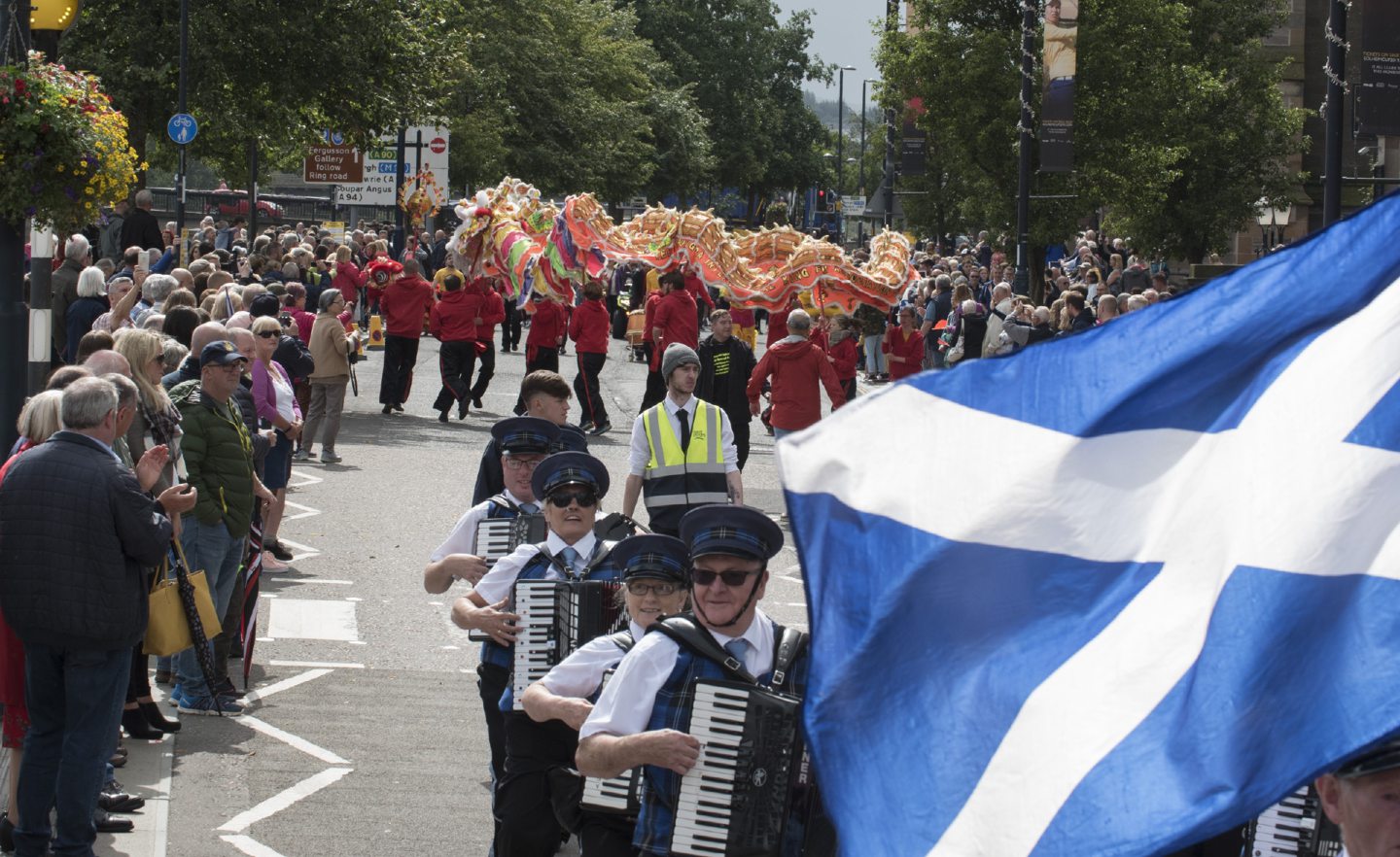 The parade through Perth in 2019.