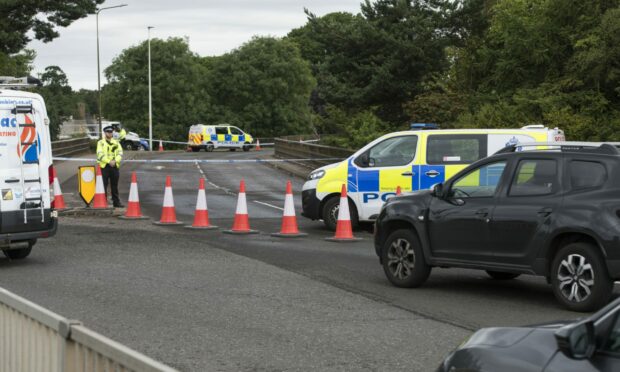 The incident took place at Clepington Road roundabout. Image: Alan Richardson.