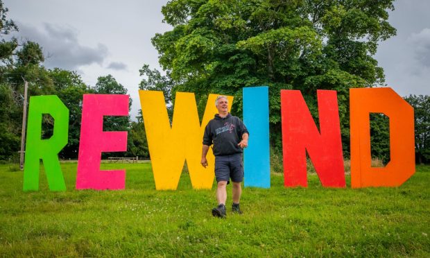 Scenes from the setting up of Rewind Scotland 2023 at Scone Palace.