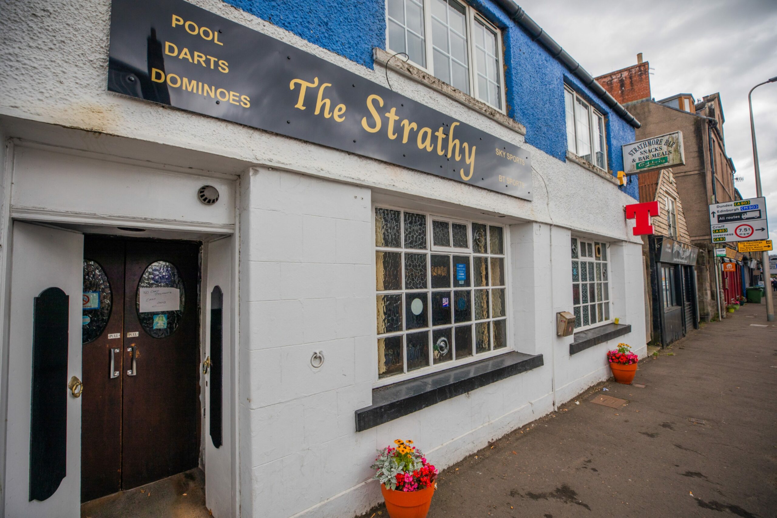 The Strathmore Bar, Main Street, Bridgend.