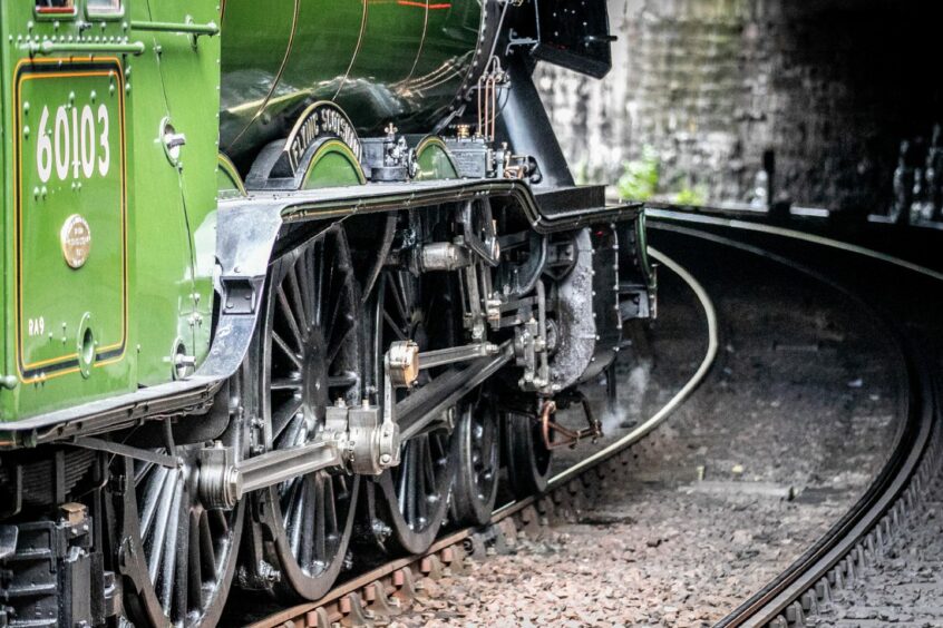 The Flying Scotsman is considered an iconic piece of engineering. Image: Steve Brown/DC Thomson.