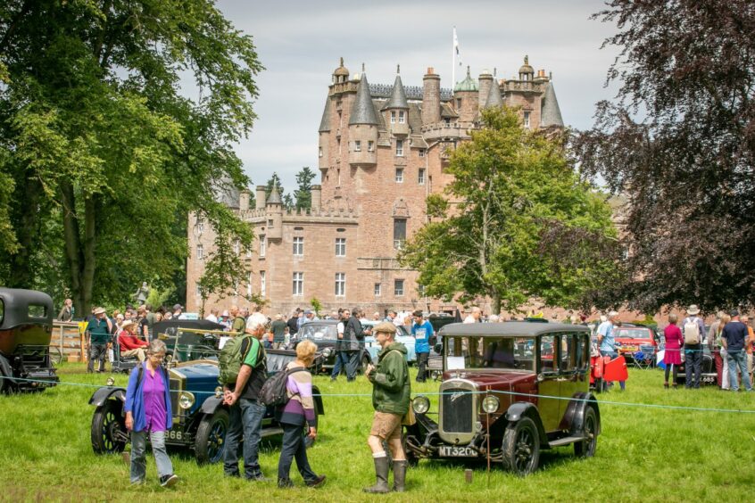 47th Scottish Transport Extravaganza at Glamis Castle.