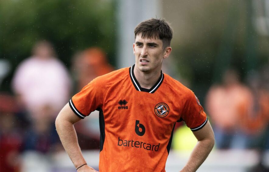 Chris Mochrie is pictured as Dundee United lose out to Spartans 