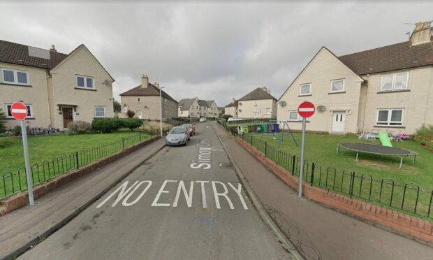 The disturbance happened on in the Simon Crescent area. Image: Google Street View