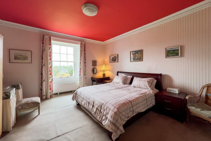 A bedroom at Stormont in Scone, which has links to the Titanic disaster
